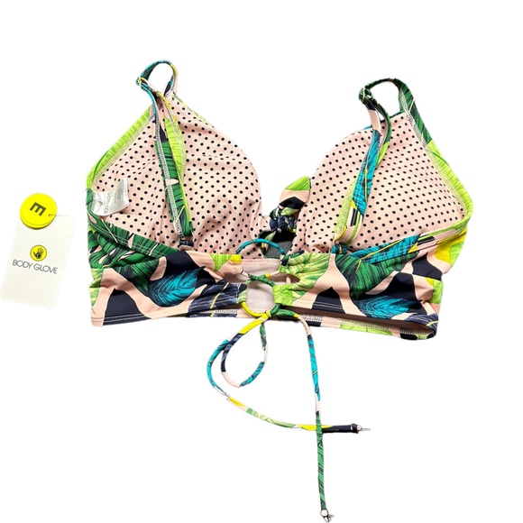 BODY GLOVE MANOA FALLS Olivia D-F cup swim bikini top Nightfall NWT - Picture 5 of 10